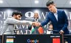 Gukesh and Ding tied in world chess title clash as England’s best pitch up at Emirates
