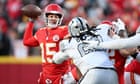 Chiefs clinch playoff berth after edging Raiders on last-gasp botched snap