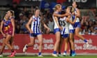 North Melbourne crush Brisbane by 30 points in grand final to win first AFLW premiership