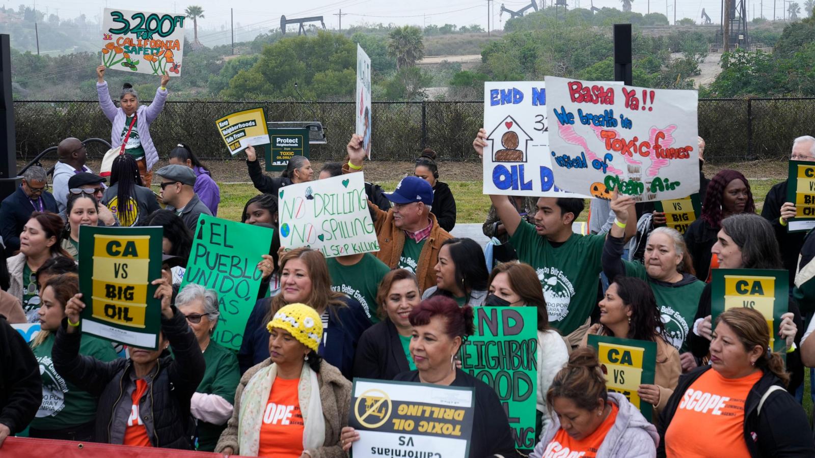 Oil field owner sues California over law that would end its Los Angeles-area operations