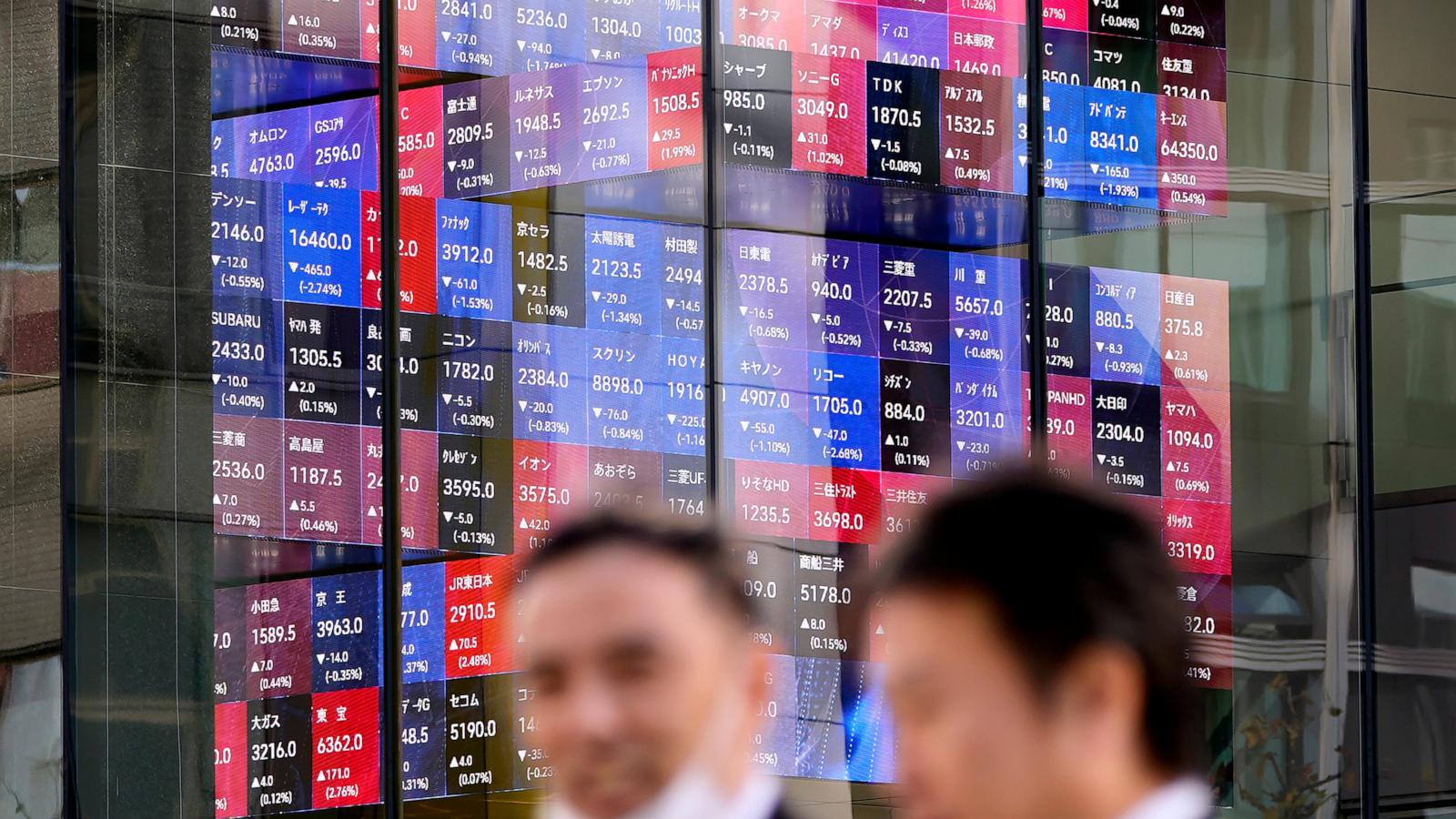 Stock market today: Asian shares are mixed after Big Tech losses pull Wall Street lower