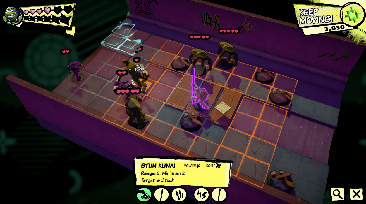 Teenage Mutant Ninja Turtles: Tactical Takedown is the first turn-based game in the franchise's long history