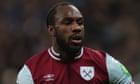 West Ham’s Michail Antonio has surgery on broken leg following car crash