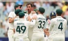 Australia v India: second men’s Test, day one – live