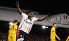 Alex Iwobi scores twice as Fulham march past Brighton