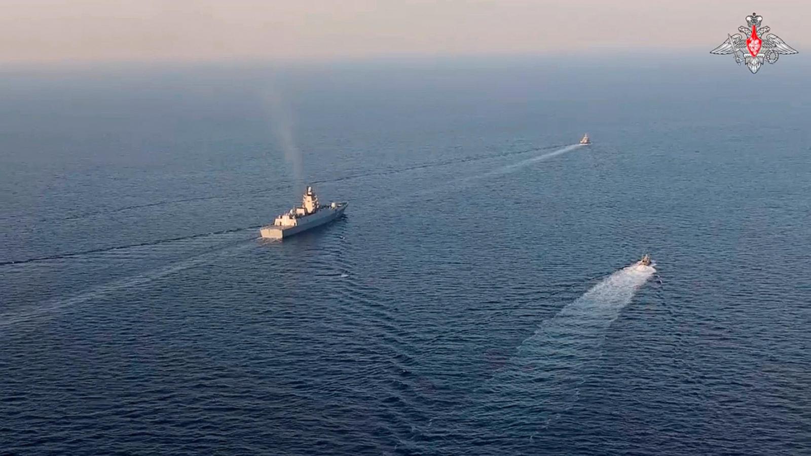 Russia's top military officer gave his US counterpart advance notice of Mediterranean Sea drills