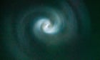 Alien hopes crash to earth as glowing spiral over UK traced to SpaceX rocket