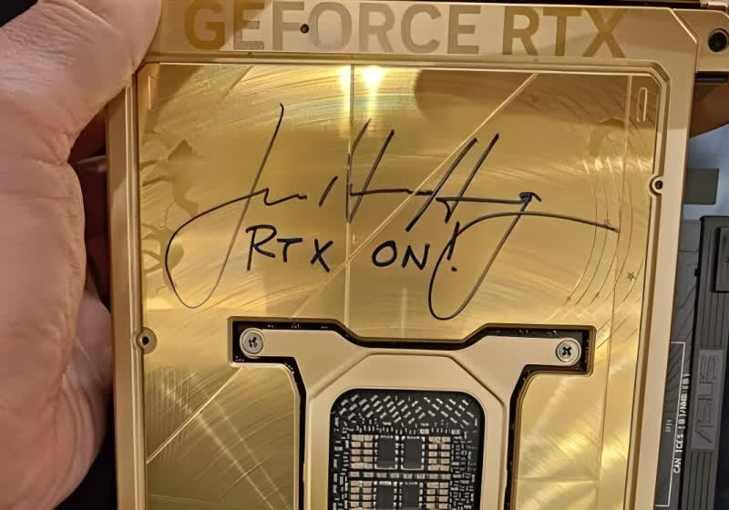 Asus to auction Jensen Huang-signed special edition RTX 5090 for charity