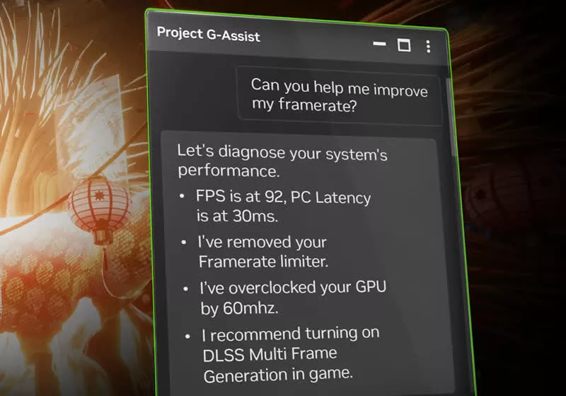 Nvidia App adds G-Assist and more advanced DLSS controls