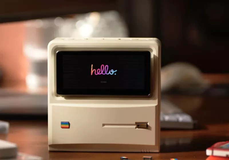 Tiny Macintosh Classic-style PC with flip-up display is actually a Windows powerhouse
