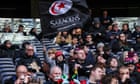 Saracens and Leicester to trial separate away sections for Premiership fans
