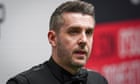 Mark Selby fumes at ‘pathetic’ display in World Snooker Championship upset