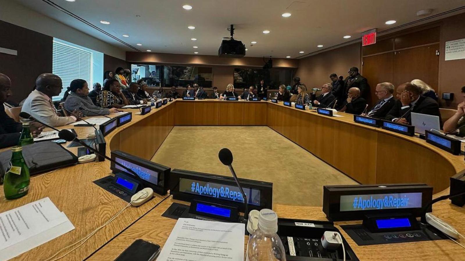 Descendants of slave owners and enslaved people in the Caribbean call for reparations at the UN