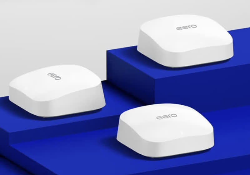 The eero Pro 6E mesh 3-pack WiFi system is currently $150 off