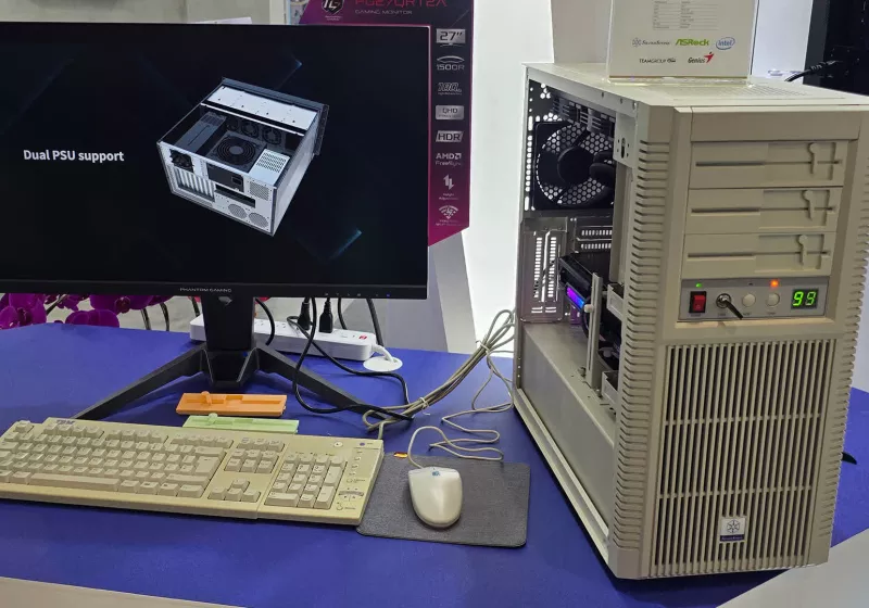 SilverStone is making another 80s-style case, this time a mid-tower