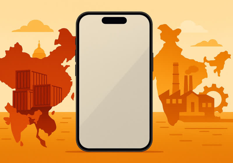 Apple iPhone exports from China to the US fall 76% as India output surges