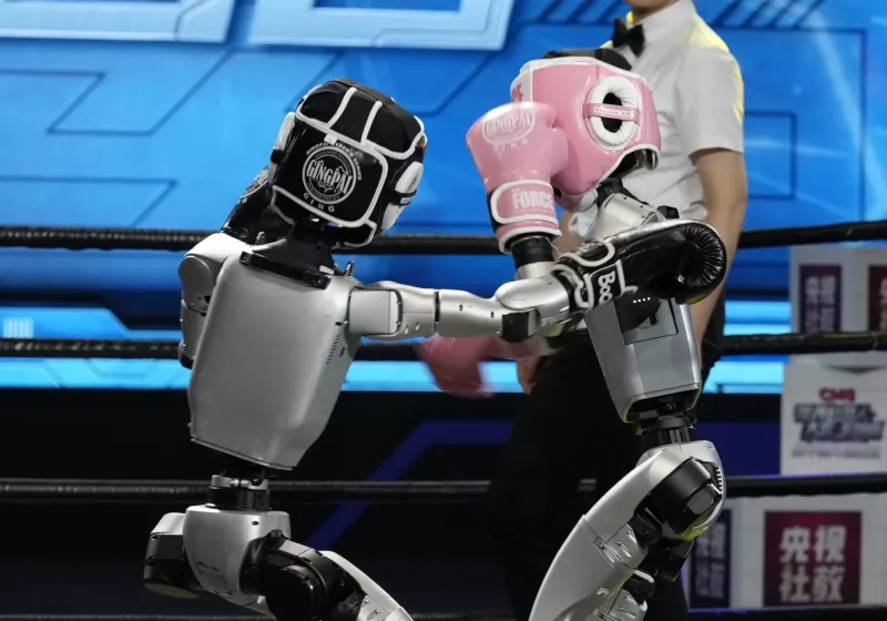 China hosts world's first mechanical mixed martial arts tournament