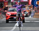 Giro d’Italia: Luke Plapp powers to stage eight win while Diego Ulissi moves into pink