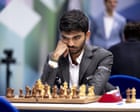 Chess: top-seeded world champion Gukesh Dommaraju struggles at Bucharest