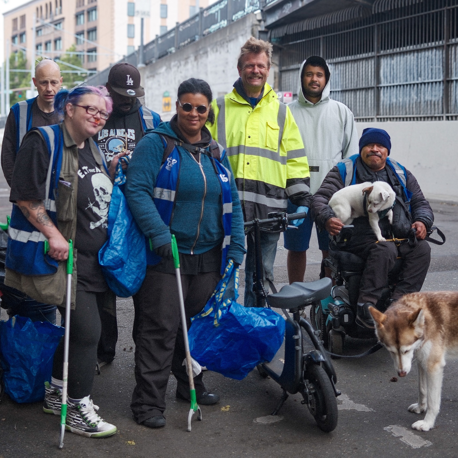This Portland collective keeps the city clean — and helps unhoused people find stability