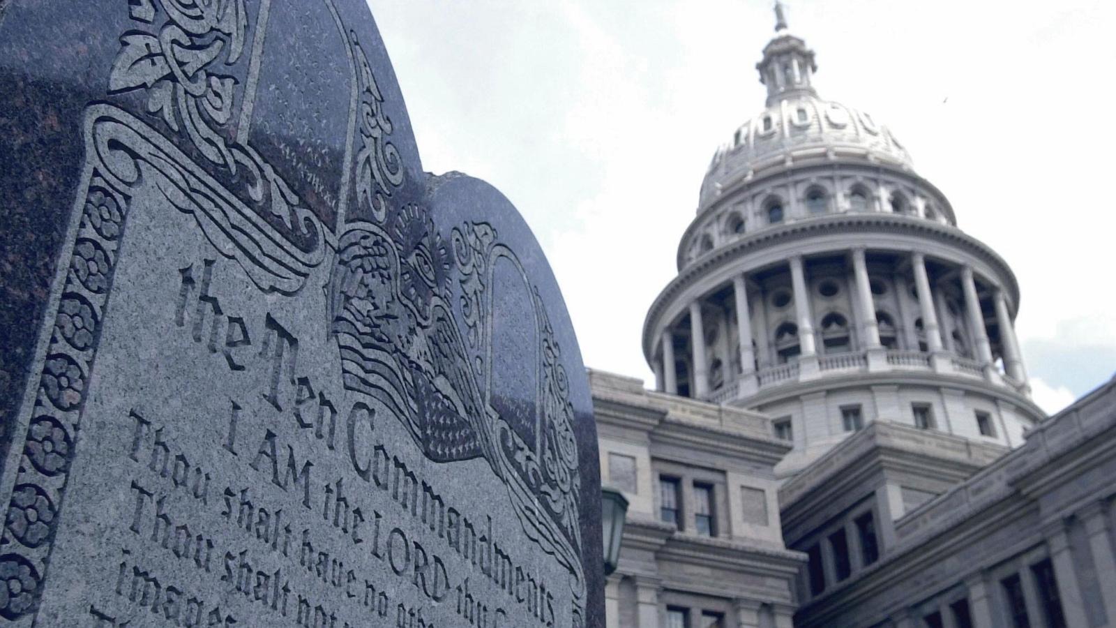 Texas is closer to putting Ten Commandments in classrooms