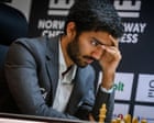 Magnus Carlsen slams table after shock loss to Gukesh Dommaraju in Norway