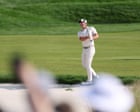 Rory McIlroy stumbles in US Open first round as JJ Spaun strides into lead