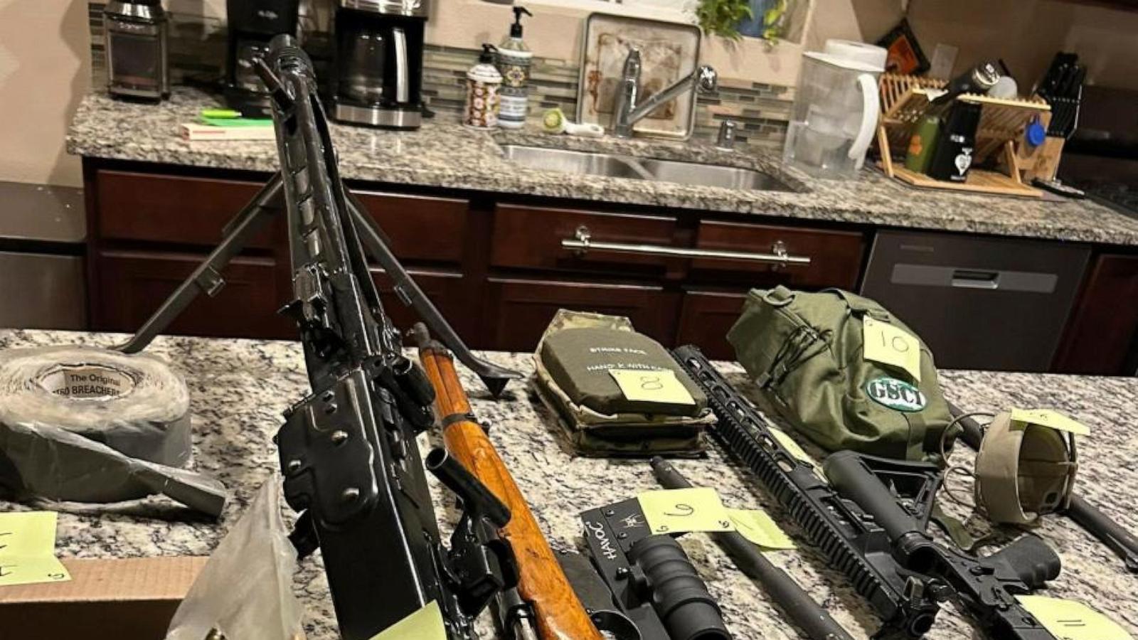 FBI discovers cache of guns, armor and Nazi paraphernalia while raiding home