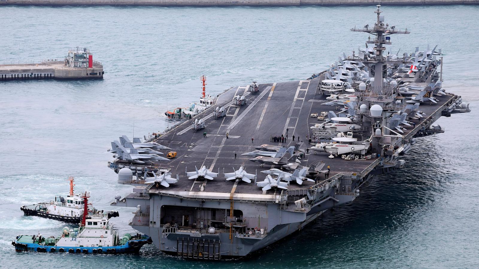 How the US has shifted military jets and ships in the Middle East