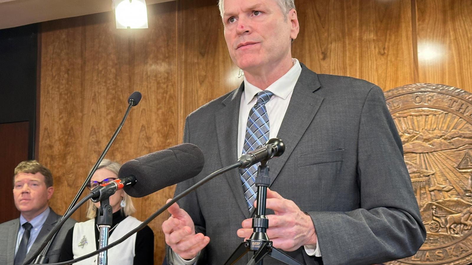 Trump officials are visiting Alaska to discuss a gas pipeline and oil drilling