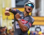 Tour de France 2025: Van der Poel denies Pogacar in sprint finish and takes yellow jersey