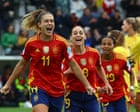 Women’s Euro 2025: Spain lay down marker, Germany v Demark and Poland v Sweden – live