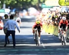 Pogacar crashes and protester disrupts finish on chaotic Tour de France stage 11