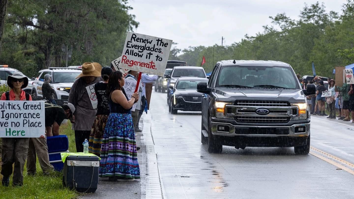 A tribe in Florida joins the fight against the ‘Alligator Alcatraz’ immigrant detention center