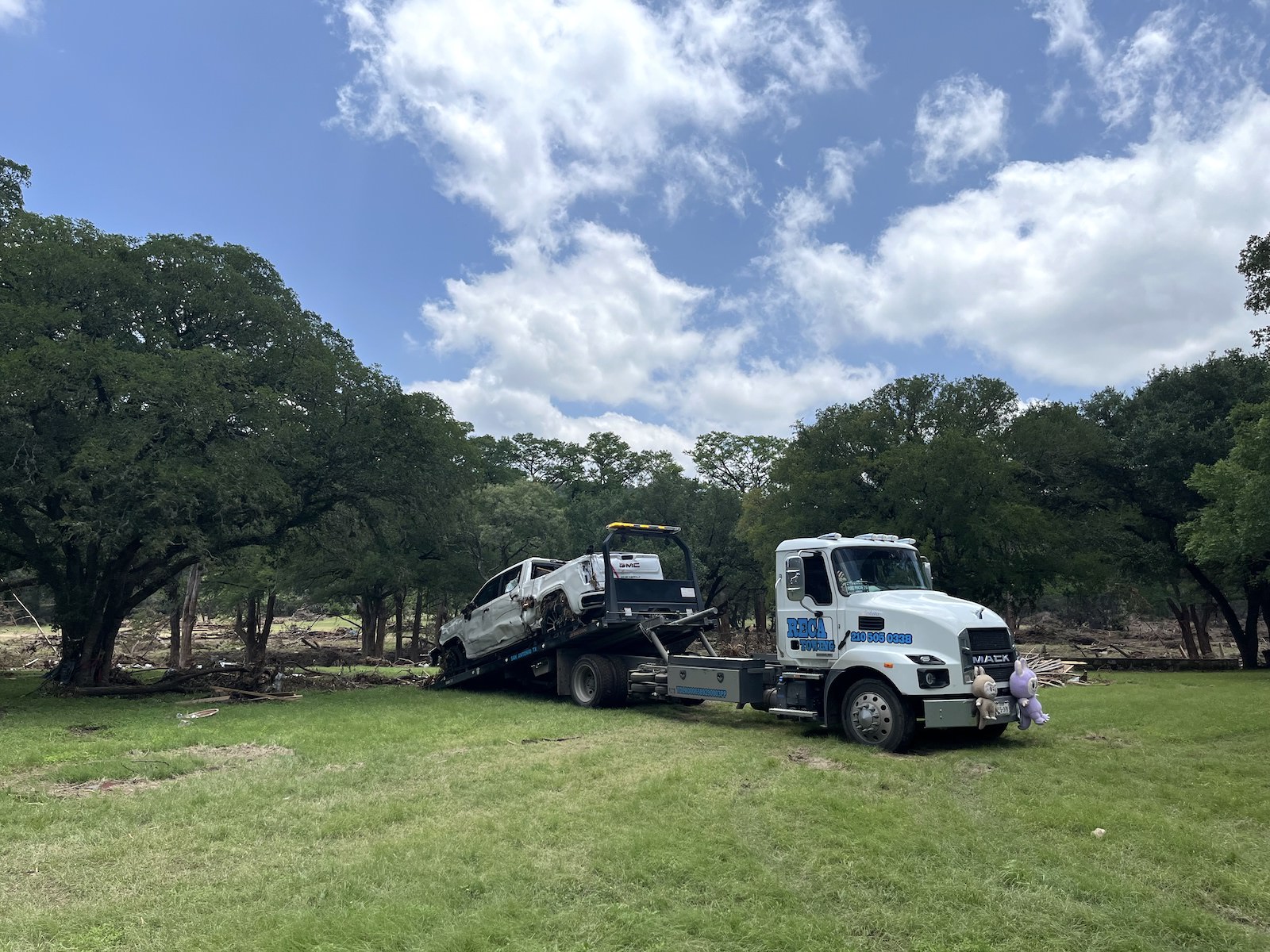 After deadly flash floods, a Texas town takes halting, painful steps toward recovery