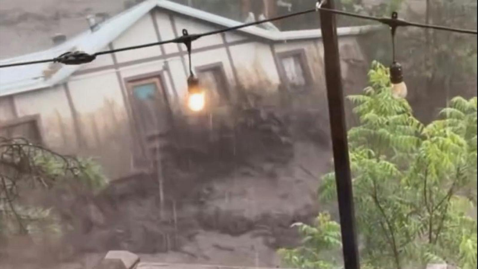 3 missing, house swept away as flash flooding hits mountain village in New Mexico