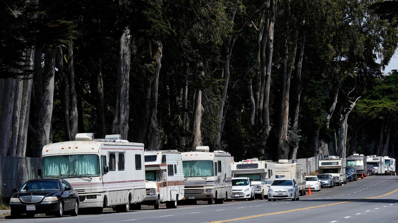 San Francisco to ban homeless people from living in RVs with new parking limit