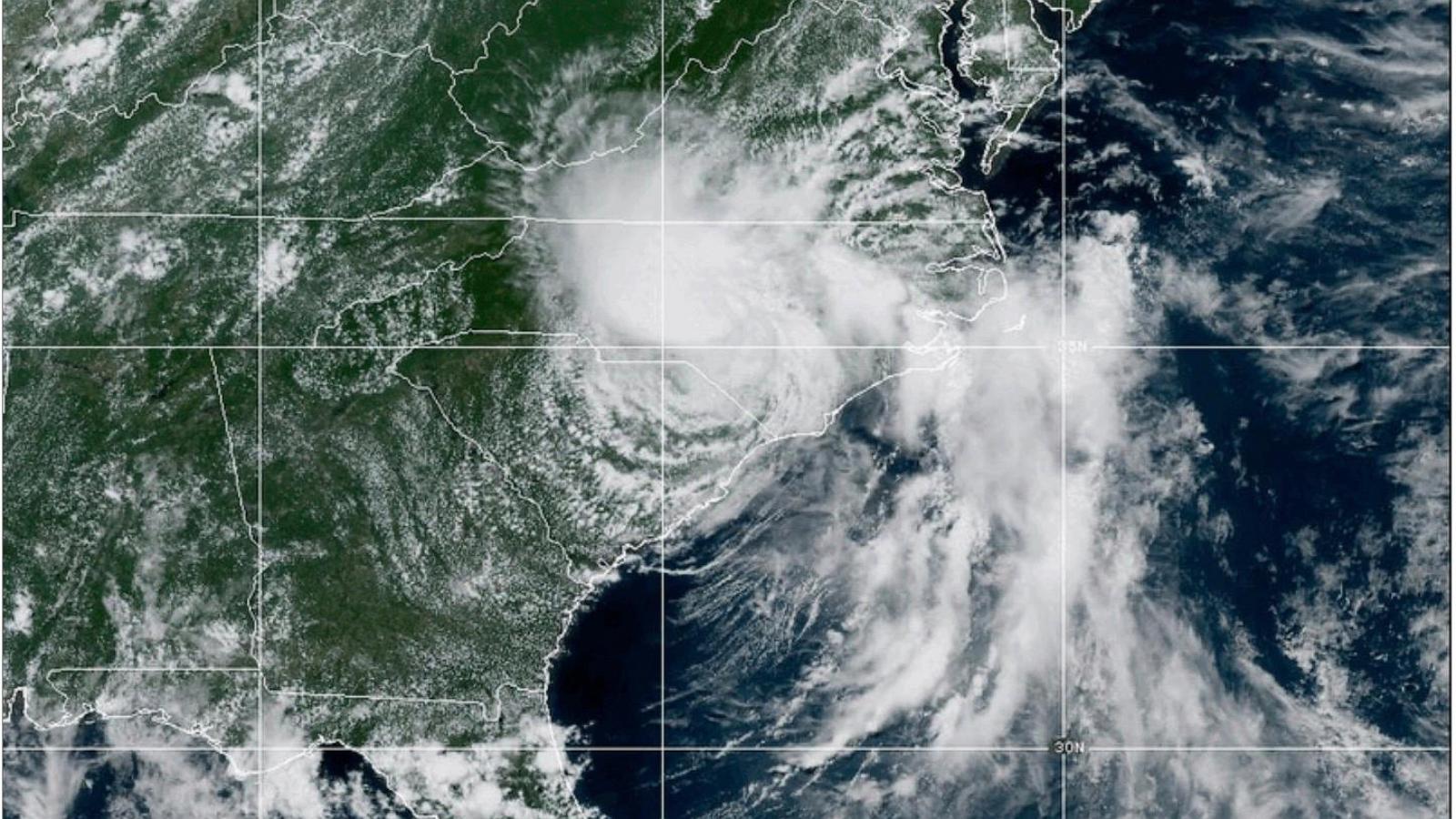 Flooding in North Carolina from Chantal's remnants forces dozens to flee homes