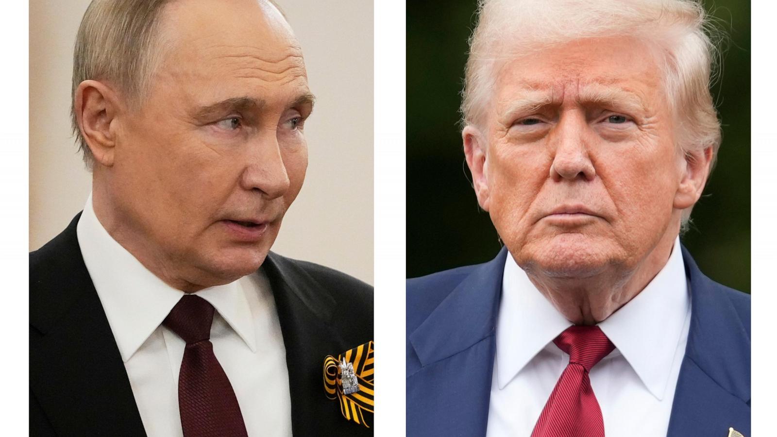 Russia and Ukraine hold fast to their demands ahead of a planned Putin-Trump summit