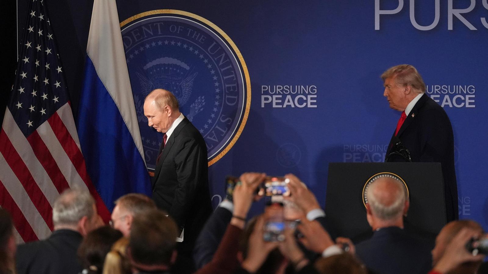 Takeaways from the Trump-Putin meeting: No agreement, no questions but lots of pomp