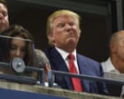 Broadcasters told not to air any booing of Donald Trump at US Open men’s final