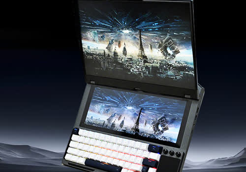 Kickstarter laptop packs dual touchscreen, modular GPU, and hot-swappable mechanical keys