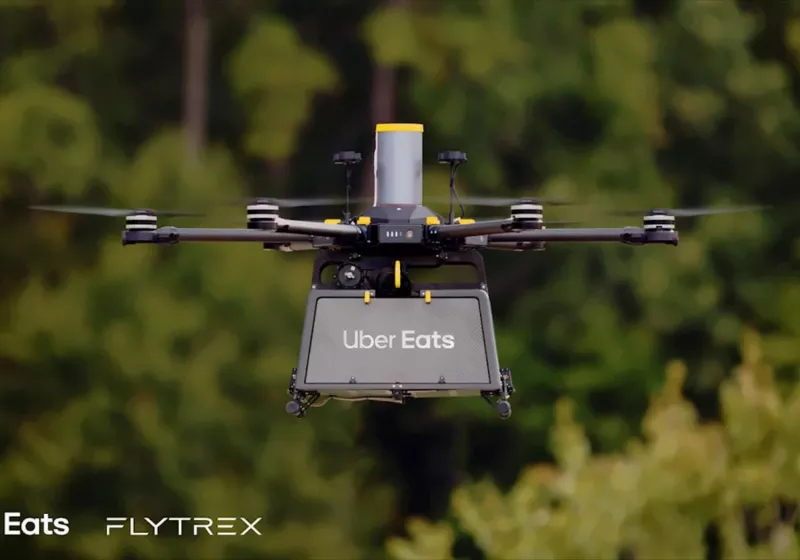 Uber Eats to test drone food deliveries in the US later this year