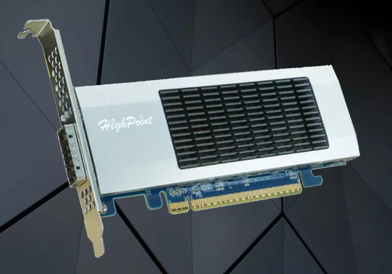 HighPoint's Rocket 7638D is the first PCIe switch to support Nvidia's GPUDirect storage technology