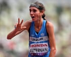 A sprint finish and disbelieving bronze: women’s marathon brings worlds thrills
