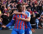 Nketiah’s stoppage-time winner ends Liverpool’s perfect start at Crystal Palace