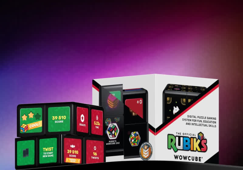 $299 Rubik's Cube refresh adds digital screens for games and apps