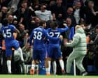 Maresca’s wild sprint a red-hot release after Chelsea stifle misfiring Liverpool | Barney Ronay