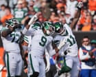 NFL roundup: Jets snatch first win of season; Giants’ Skattebo suffers gruesome ankle injury