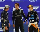 Verstappen points finger at Norris after Russell grabs brilliant pole in Singapore
